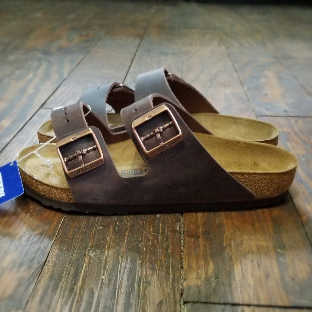 NWT Birkenstock Arizona Habana oiled leather